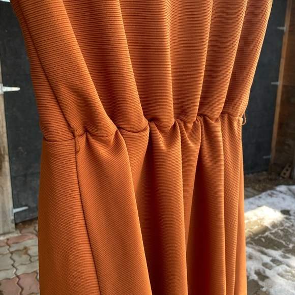 Orange cottagecore dress - Picture 7 of 8